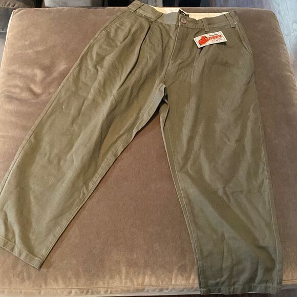 Obey Other - Men’s Obey Big Boy Fubar Big Fit Pant Pleated Front Army Size 30 NWT